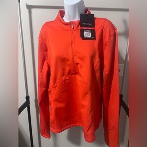 Spyder Orange Quarter-Zip Pullover